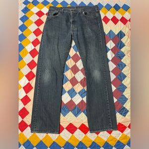 Levi’s 501 Straight Leg Jeans Men’s 38x32 Button Fly Relaxed Fit Casual WorkWear